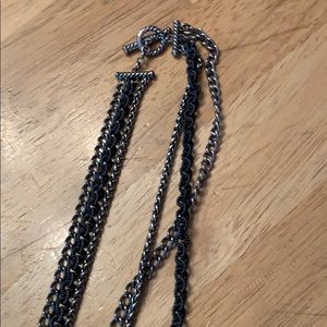 David Yurman Multi Strand 3 Row Cable Necklace